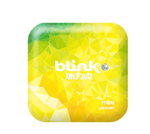 冰力克blink清新口气薄荷糖无糖柠檬味15g/盒 商品图0