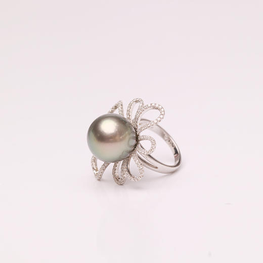 炫彩海南 18K金海水珍珠戒指 14.5-15mm 66992 商品图1