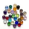 扁形算盘珠彩色水晶48切面珠料半成品意卡米诺手串念珠单颗珠子料散珠 商品缩略图0