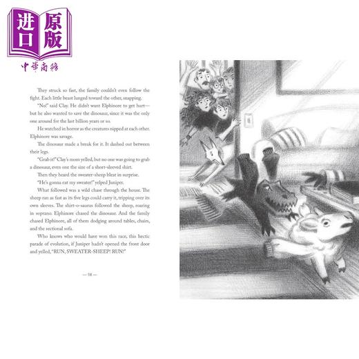 【中商原版】纽伯瑞 精灵狗和猫头鹰头2024 Elf Dog and Owl Head 英文原版 儿童插图故事小说 儿童文学读物 精装 进口童书 商品图2