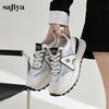 Safiya/索菲娅2024春潮流拼接轻便网面透气厚底阿甘运动鞋 SF41112432 商品缩略图0
