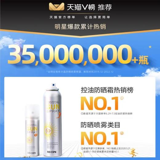 【乐刻甄选】玥之秘水晶防晒喷雾全身180ml 商品图3