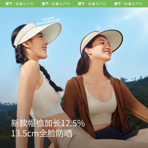 杨幂同款女士空顶防晒帽UL56924女防晒帽H242270758 商品图5