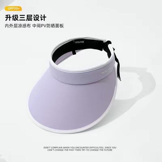 【新品！夏季冰丝遮阳帽】清新夏日，敞亮大帽檐，完美显脸小，UPF50+全脸防晒技术，紫外线阻隔率超98%。骑车、旅游、度假必备，时尚又实用的防晒利器！ 商品图9