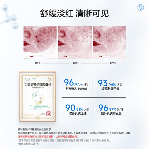 6%B5精华液补水保湿面部滋润舒缓修护护肤品清爽男女升级 商品图1