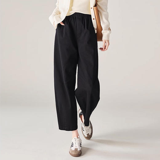 裁缝学苑AS227新款显瘦高腰通勤九分裤子哈伦萝卜裤纸样女装打板 商品图5