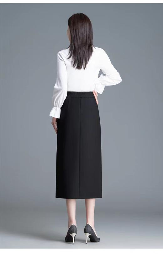 小码清仓 喜出- 8530通勤直筒裙中长半身裙 商品图2
