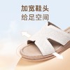 信诺真皮软底外穿凉拖鞋女2024新款夏季坡跟舒适轻便妈妈鞋子拖鞋L368-9 商品缩略图1