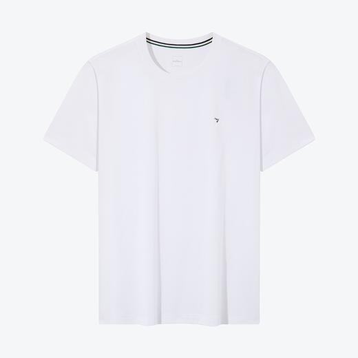 【全棉速干】柒牌男士短袖T恤2024夏季薄款简约休闲青年圆领上衣	126T73310 商品图4