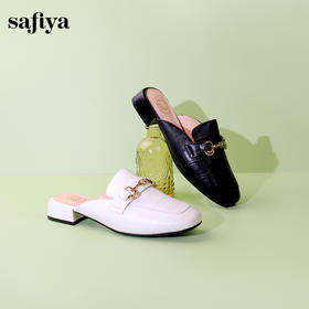 Safiya/索菲娅2024春季平底穆勒拖鞋 SF41112418
