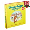 Collins柯林斯 英文原版 好奇猴乔治6册盒装Curious George Around Town Boxed Set 全英文版 商品缩略图0