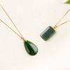 匠自在老坑碧玉首饰系列 ，碧如菠菜，玉色醇厚老道，一抹澄澈凝春意【G】 商品缩略图3