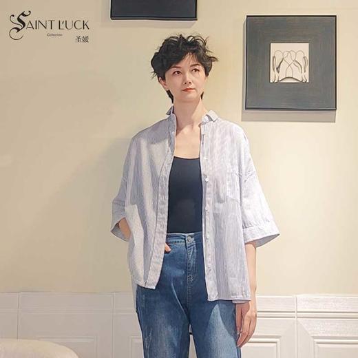 SAINT L’UCK/圣媛女装条纹衬衫A7518E10 商品图0