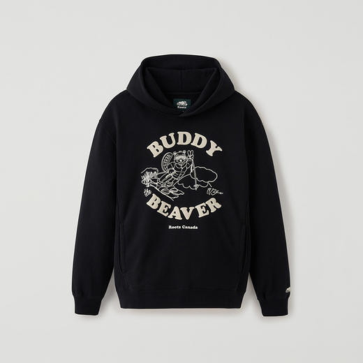 【2件9折】【ROOTS】卡通海狸宽松连帽卫衣 商品图1