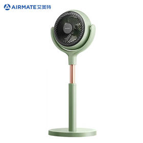 【艾美特星球系列】艾美特（AIRMATE）空气循环扇电风扇落地扇家用 台桌两用直流变频大广角遥控冷风扇 FA20-RD68 淡粉白色/清新绿