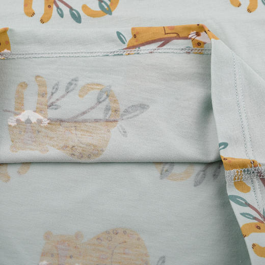 棉果果夏季新品5A抗菌男童80-130码莫代尔套头T恤M211140424320 商品图6