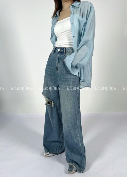 【门店同款】ENJOY夏季割破设计阔腿裤 157044870 商品图2