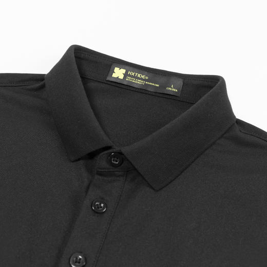 【新品上新】HX 夏季翻领短袖T恤Y102420044101/02POLO杉 商品图9