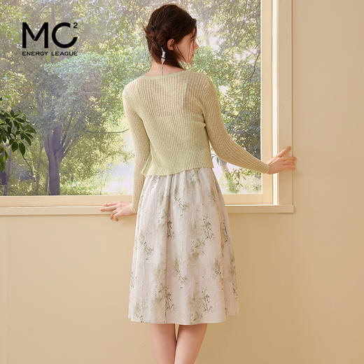 新中式吊带提花连衣裙+披肩-9817S4221512 商品图2