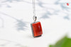 南红无事牌【平安顺遂】吊坠， 925银镶 商品缩略图3