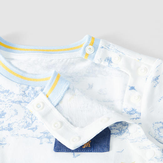 英氏-童衣类（夏）H4英针短蛤英氏白66CM男 商品图4