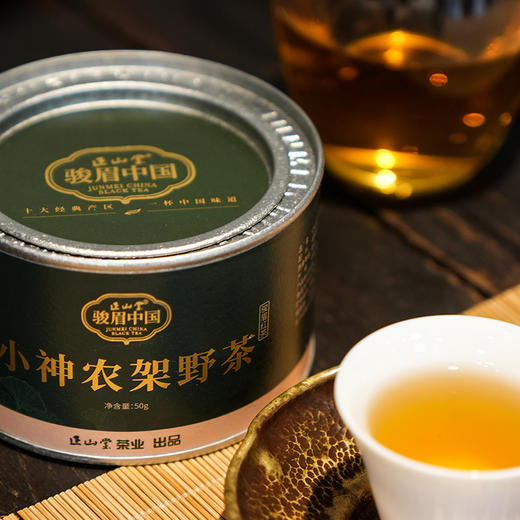 正山堂巴东红 小神农架野茶 特级红茶骏眉中国湖北巴东茶叶罐装50g 商品图3