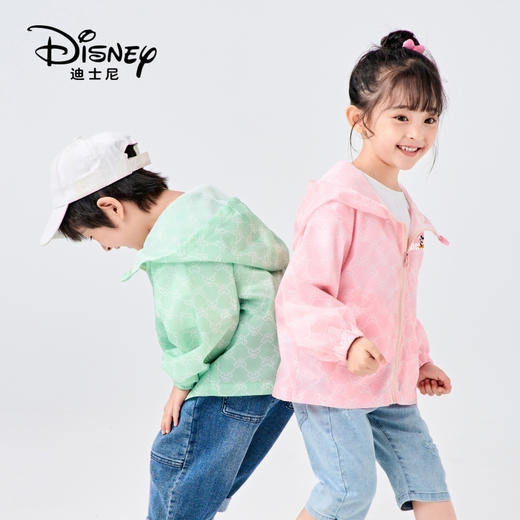 Disney/迪士尼儿童米奇背包轻薄外套男女宝连帽浅秋外套XME2SW340 商品图1