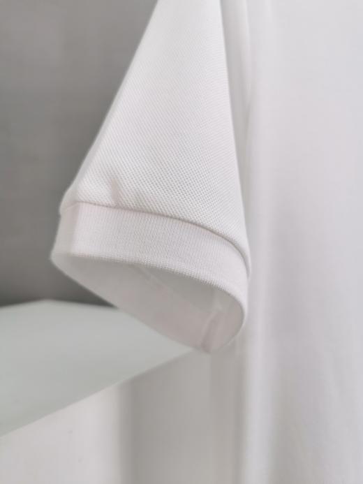 H马 2024春夏 字母刺绣小标 纯色丝光珠地棉 翻领短袖POLO衫 Z-11592 商品图3