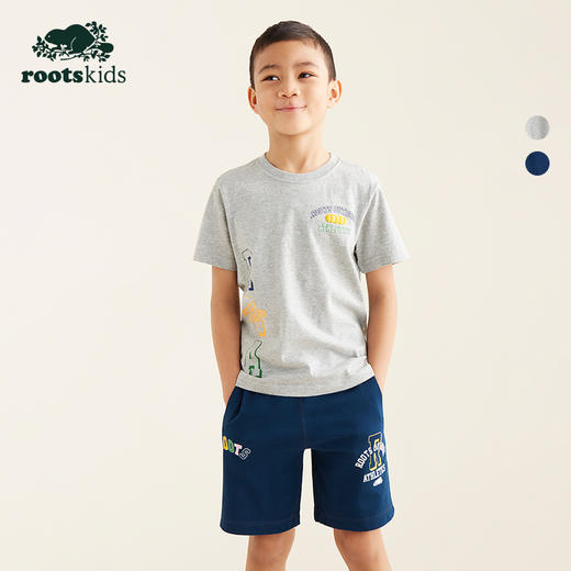 【2件9折】【ROOTS】儿童休闲T恤 商品图0