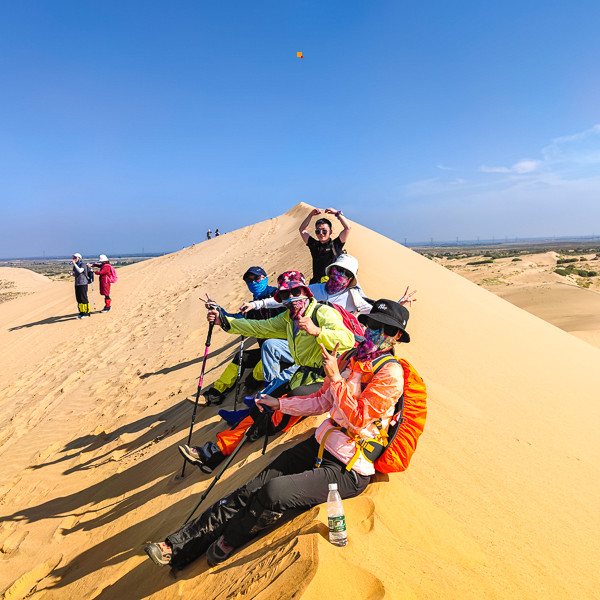 周末2天【库布齐沙漠 立减30元】沙漠徒步之旅の用脚丈量沙漠-用心行走天际<包头集散>