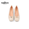 Safiya/索菲娅2024春温柔风气质蝴蝶结方头浅口单鞋 SF41111114 商品缩略图4