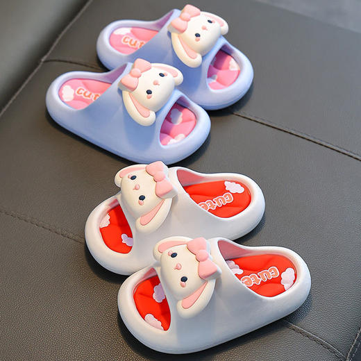 母婴用品-儿童可爱卡通室内防滑厚底拖鞋 商品图2