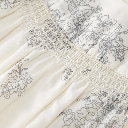 英氏-童衣类（夏）H4英梭短蛤浅雅杏66CM女 商品图4