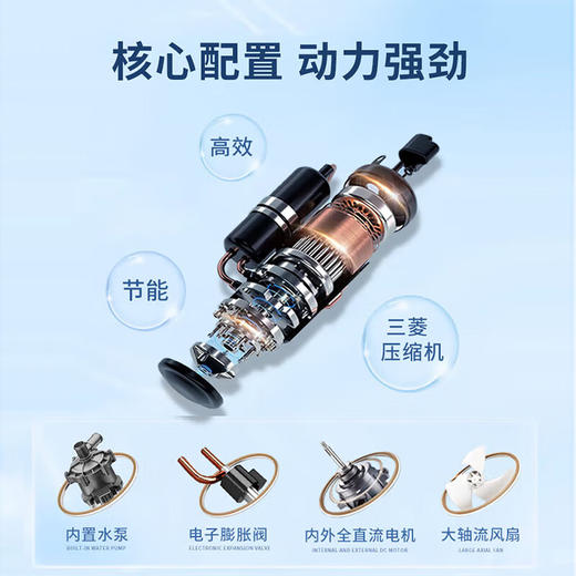 海尔（haier）中央空调3匹天花机嵌入式全方位出风商务专用吸顶机KFRd-75QW/4AB82 大3匹 二级能效 变频吸顶机 商品图2