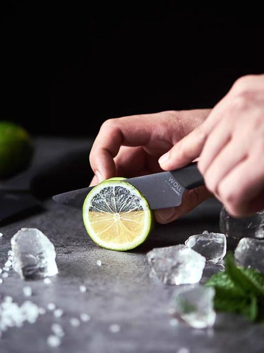 【全新正品WOLL弗欧陶瓷刀】两件套蔬果刀多用刀水果刀带刀鞘不粘刀 商品图3