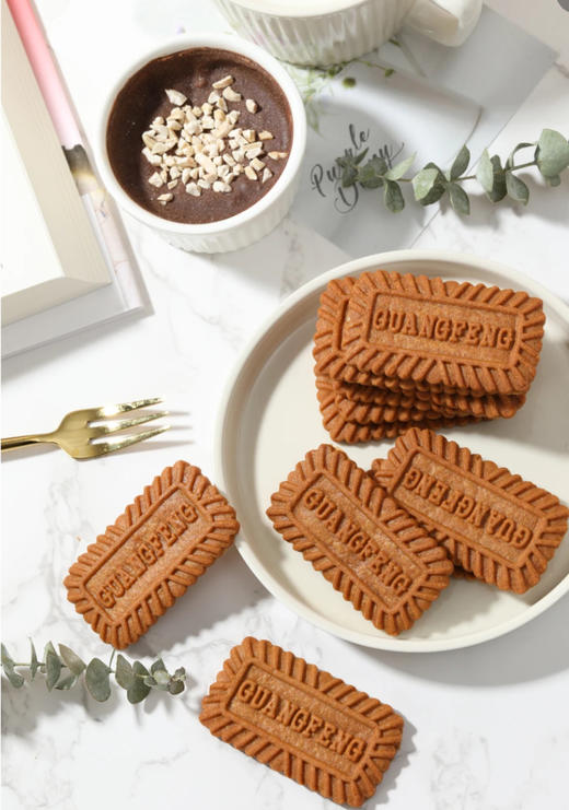 老米优品/ 便宜但好吃！！味滋源焦糖饼干500g比利时风味黑糖味整箱盒网红零食早餐休闲 商品图0