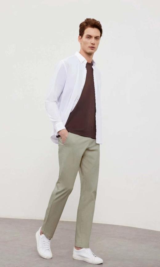 佐丹奴男装180°半橡胶腰头弹力休闲裤 01114020 商品图1