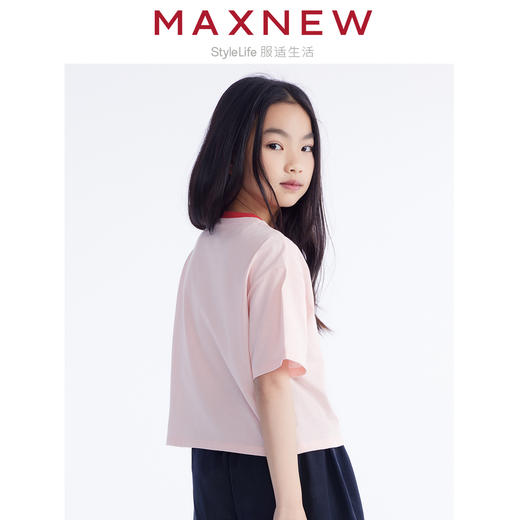 【T恤】童装云感棉趣味字母印花T恤 1N2361210 商品图2