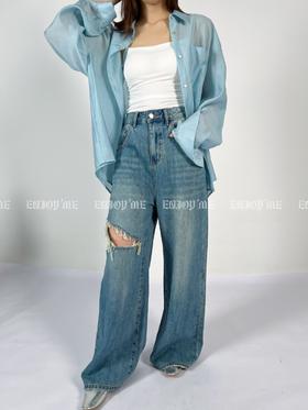 【门店同款】ENJOY夏季割破设计阔腿裤 157044870