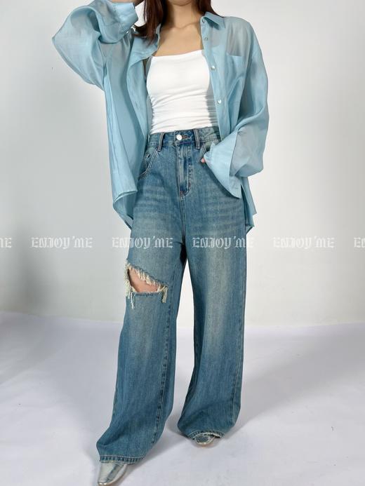 【门店同款】ENJOY夏季割破设计阔腿裤 157044870 商品图0