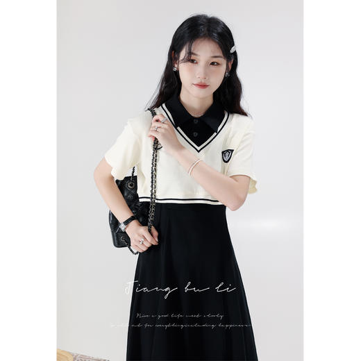 【65折秒杀】鹿向南【原创学院风】夏季搭配学院风上衣QYM001273TX 商品图3