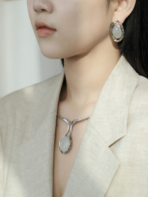 monSecret｜SW010203 揽月项圈【MOTION】 [ 银  ] 商品图6