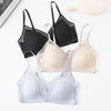 TG春夏真丝无痕贴合三角杯文胸 超薄款透气亲肤桑蚕丝内衣小胸 商品缩略图0