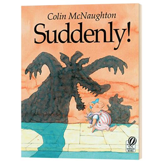 Collins柯林斯 英文原版 小笨猪与大坏狼 Suddenly A Preston Pig Story 儿童英语启蒙图 商品图1