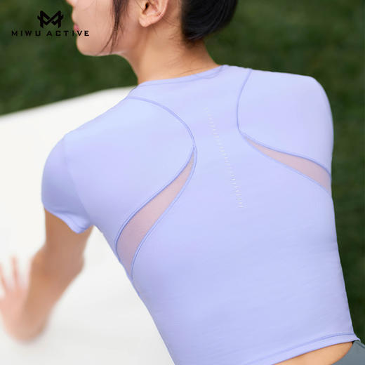 【清仓不退换】迷悟MW11T013后背拼网纱T恤 商品图13