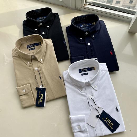 独家，四色雅戈尔订单，随便对比专柜。 Ralph Lawren/拉夫劳伦男女同款经典修身款牛津布衬衫 宽松版型 纽扣式尖领。 牛津布衬衫 商品图0