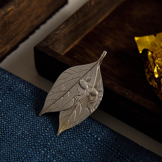 拾物观心·锤纹鎏银古法瓷胎茶器，爱茶人的白月光，素雅如月，洁白如霜【G】 商品图4