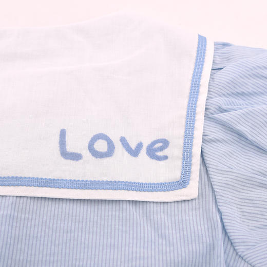 棉果果夏季新品女童抽条巴厘纱翻领连衣裙M222701224225 商品图2