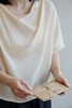 elsa esturgie 法式慵懒真丝垂领上衣 商品缩略图2