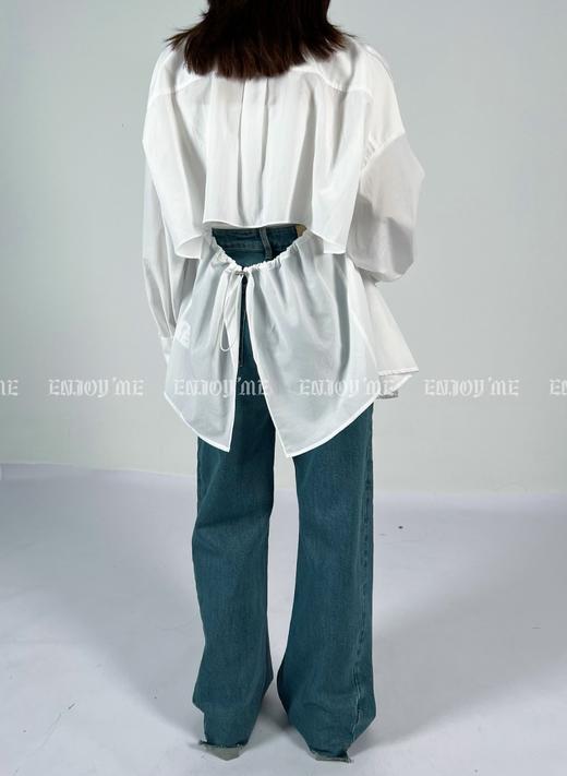 【门店同款】ENJOY夏季设计感镂空衬衫 157092978 商品图3